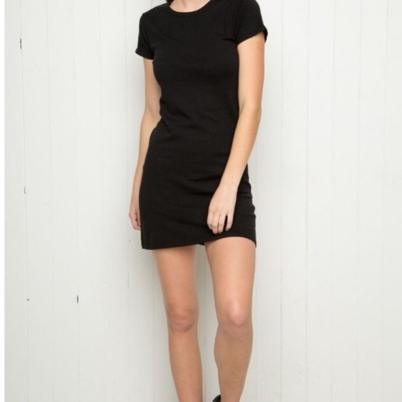 Brandy Melville Dresses & Skirts - Brandy Melville black T-shirt  dress
